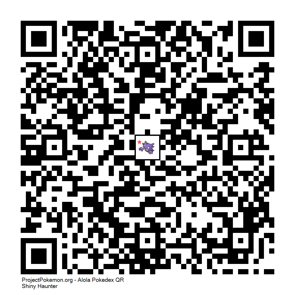 Cdigo QR de Haunter variocolor